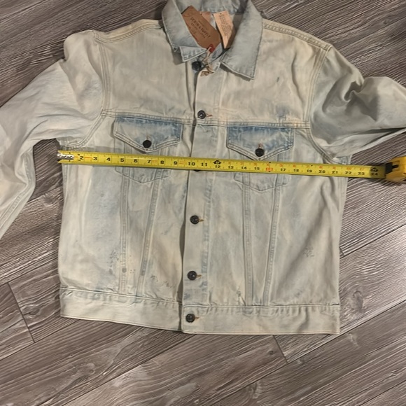 NWT DENIM & SUPPLY RALPH LAUREN DISTRESSED OX SKULL DENIM JEAN JACKET SIZE L - Picture 9 of 12